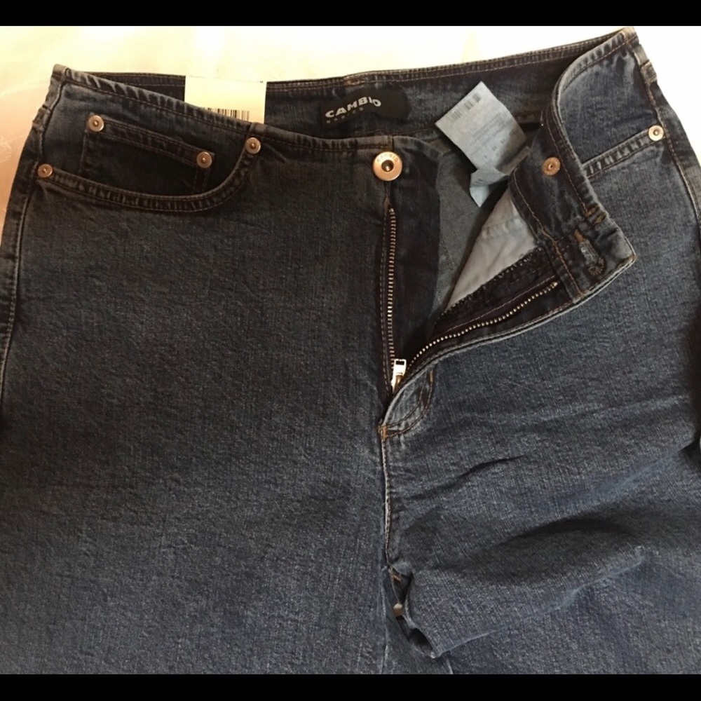 New Cambio Kate Stretch Comfort Blue Jeans size 6